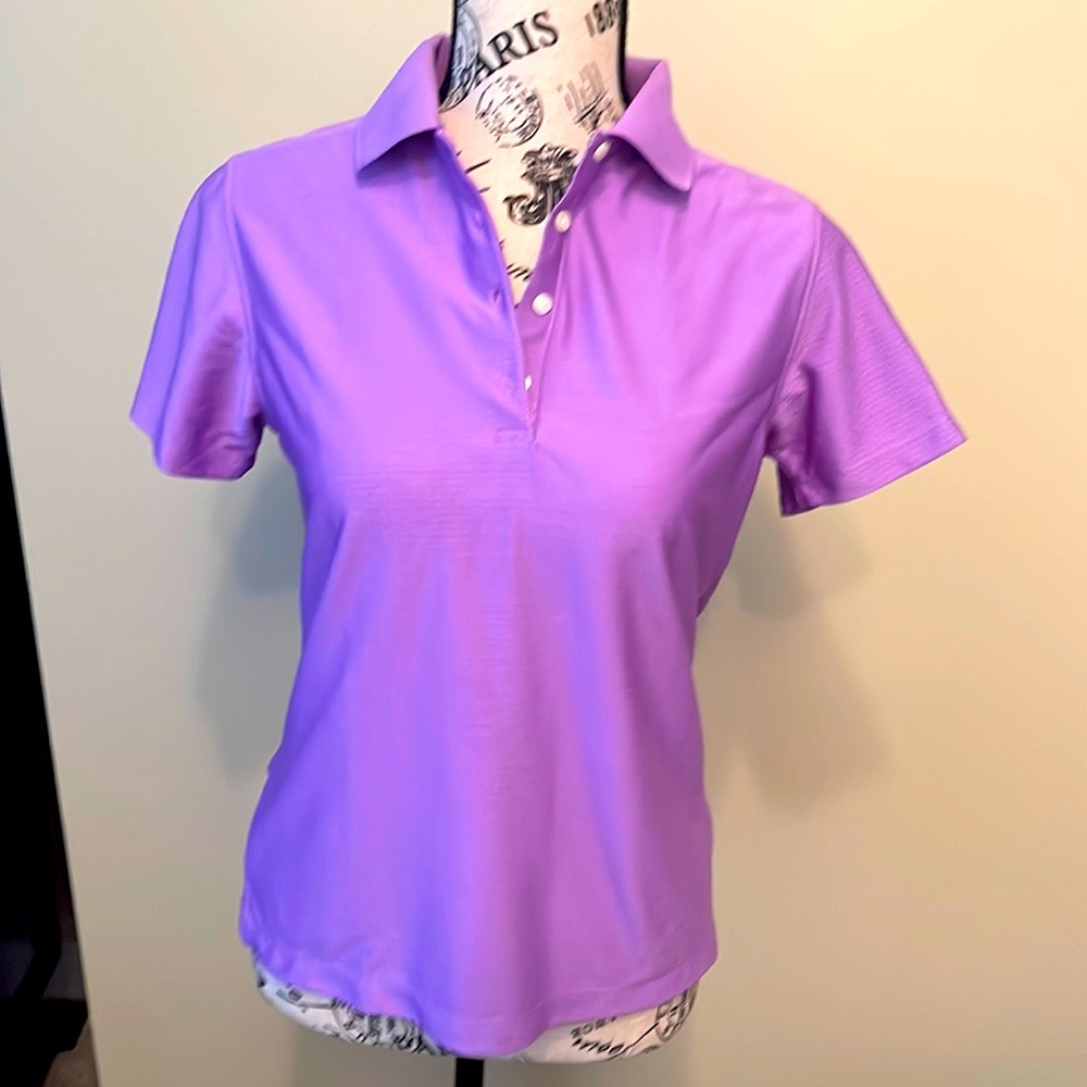 Light purple golf shirt